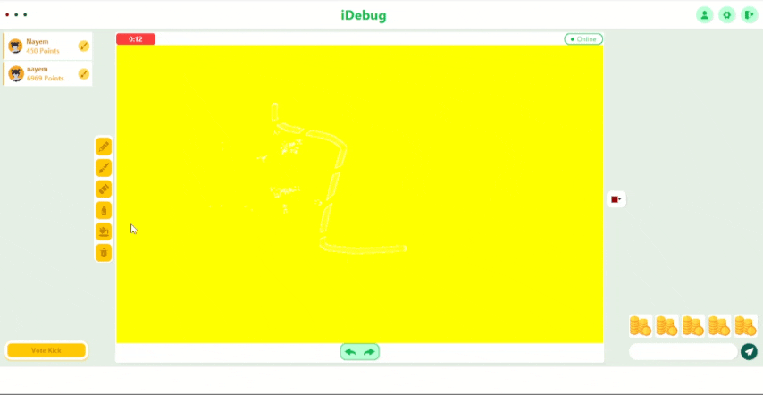 Draw-Choose: A real-time multiplayer drawing and guessing game image 1