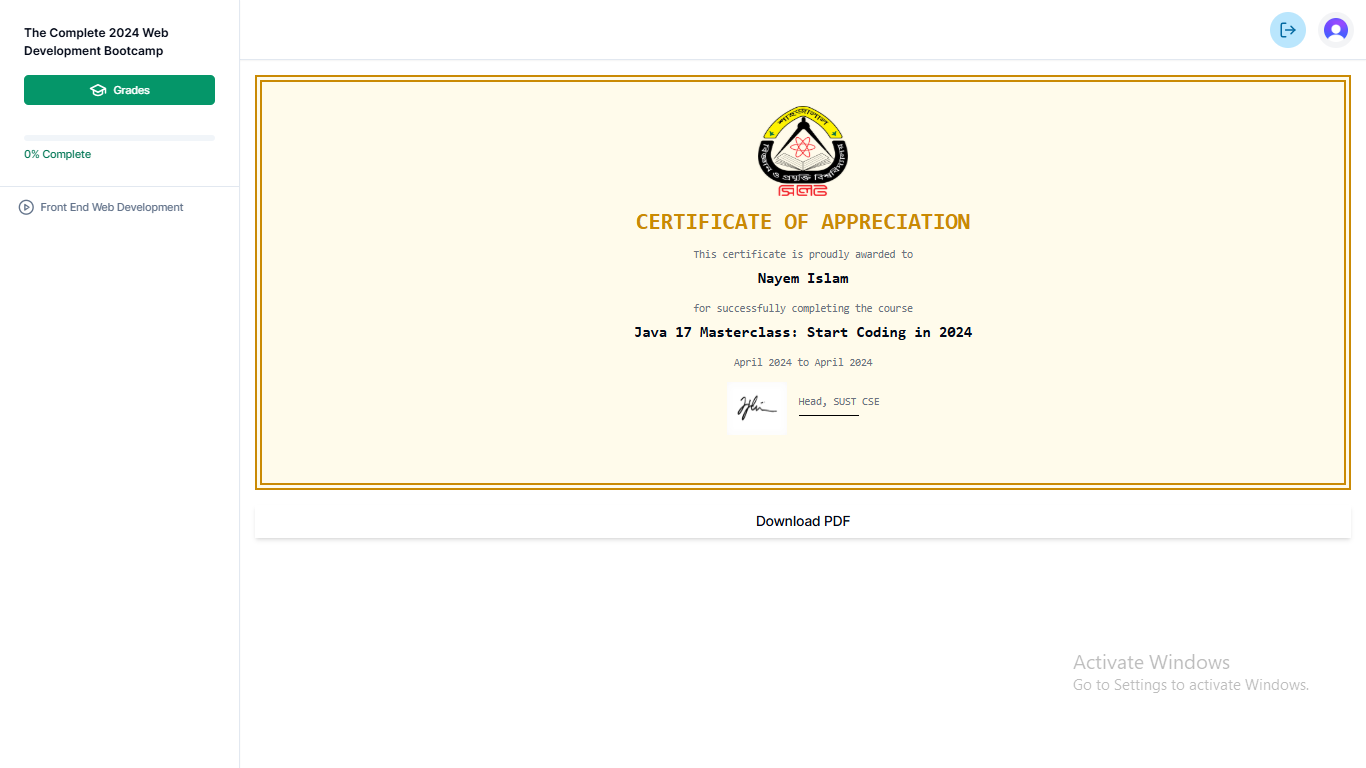 SUST-Open-CourseWare image 3